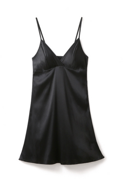 The Collection - Silke kjole - Black - Lia
