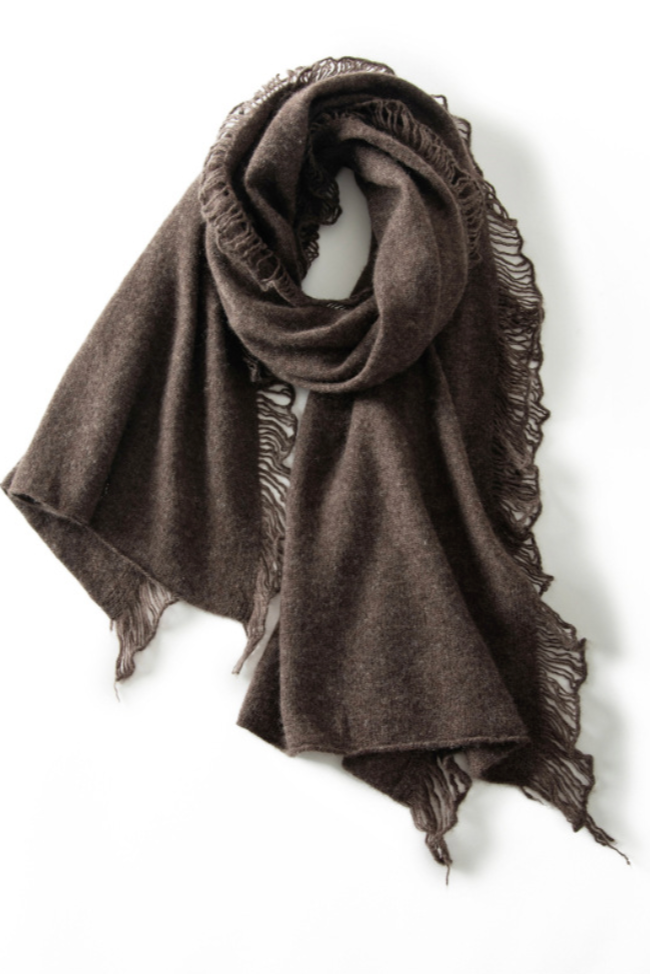 Andcopenhagen - Cashmere tørklæde - Dark Coffee - Mira