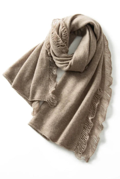 Andcopenhagen - Cashmere tørklæde - Lys Coffee - Mira (bemærk preorder) - Stilkompagniet.dk