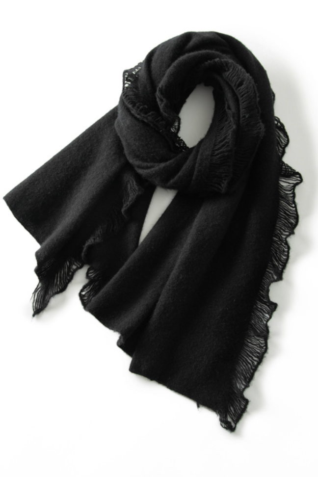 Andcopenhagen - Cashmere tørklæde - Sort - Mira (PREORDER)