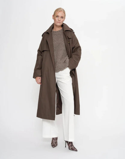 2NDDAY - Trenchcoat - Turkish Coffee - Willamena Dense - Stilkompagniet.dk