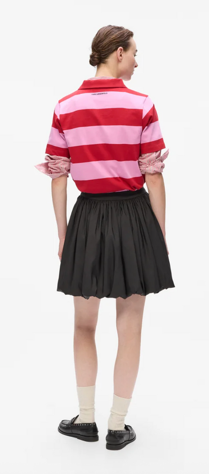 Karl Lagerfeld - Nederdel - Sort - Taffeta skirt