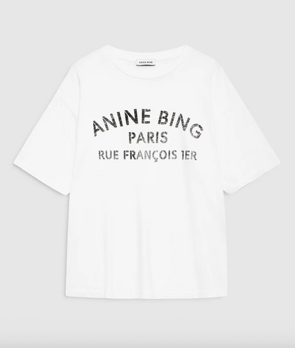 Anine Bing - Tshirt - Ivory - Cohen