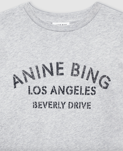 Anine Bing - Tshirt - Grey Melange - Cohen