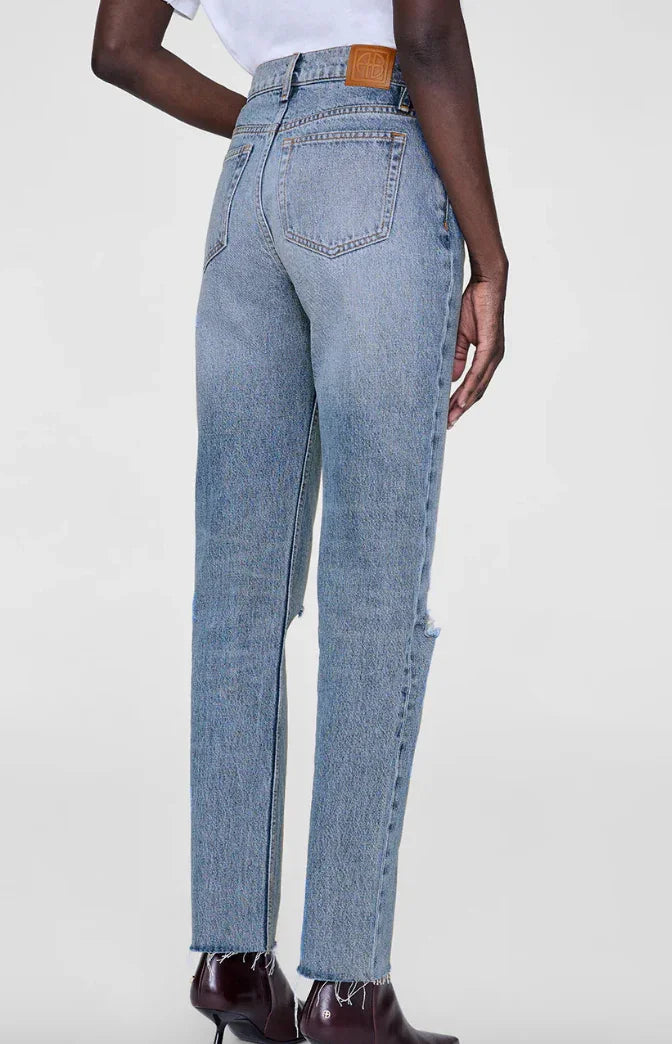 ANINE BING - Jeans - Destructed Antique Blue - Bruno - Stilkompagniet.dk