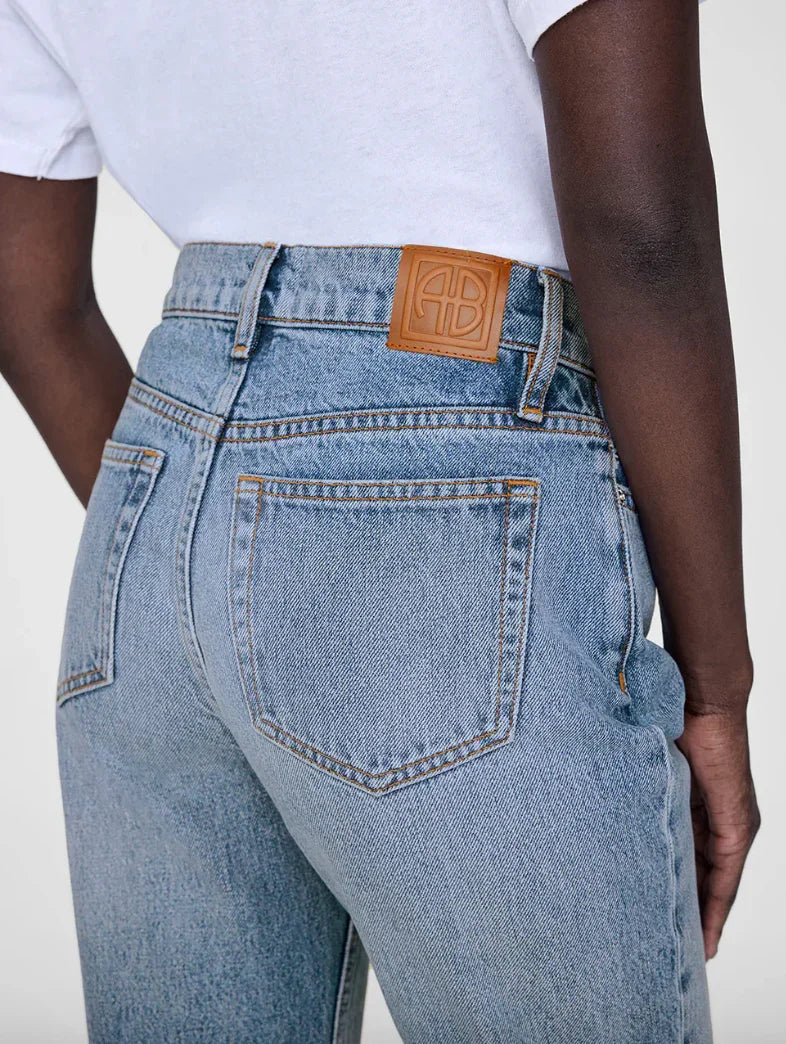 ANINE BING - Jeans - Destructed Antique Blue - Bruno - Stilkompagniet.dk