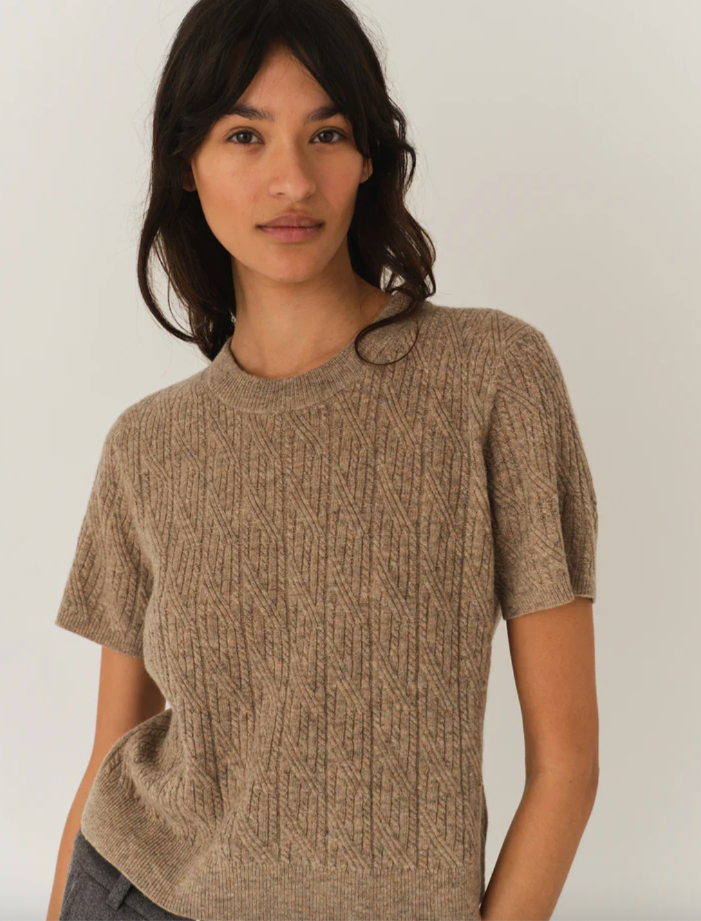The Garment - Strik - Beige Melange - Como mini