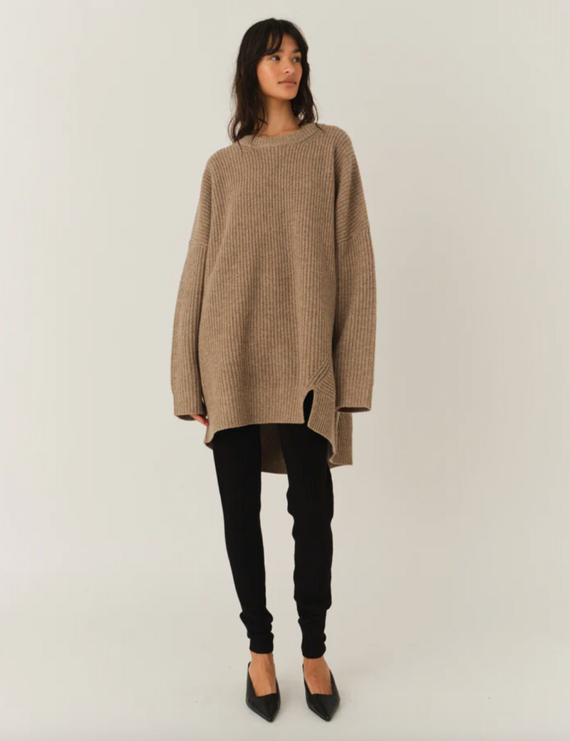 The Garment - Strik - Beige Melange - Como Giant