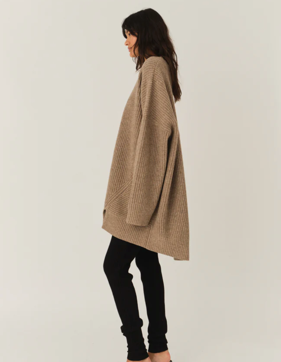 The Garment - Strik - Beige Melange - Como Giant