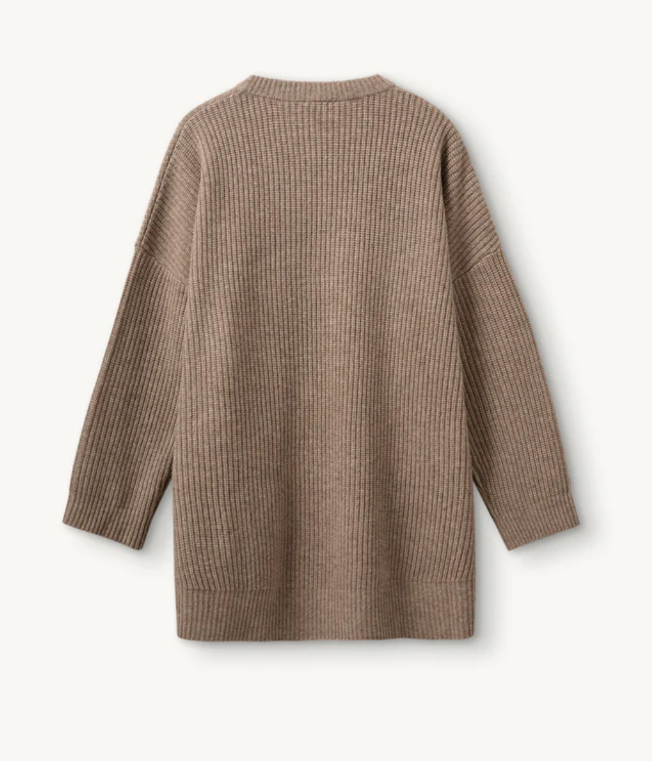 The Garment - Strik - Beige Melange - Como Giant