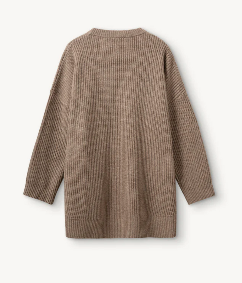 The Garment - Strik - Beige Melange - Como Giant