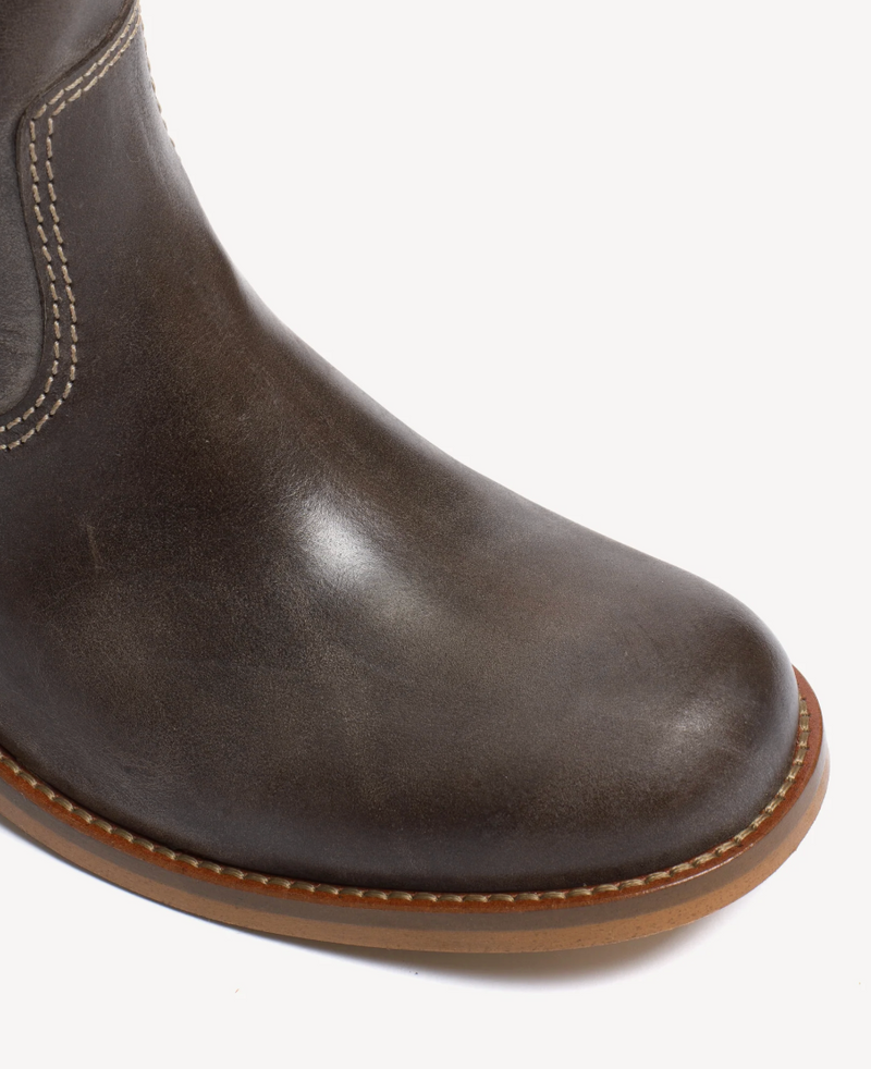 Dico - Læder Støvle - Dark Brown - Ann Gaucho Laces sss