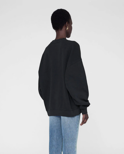Anine Bing - Sweatshirt - Black - Miles Chenille