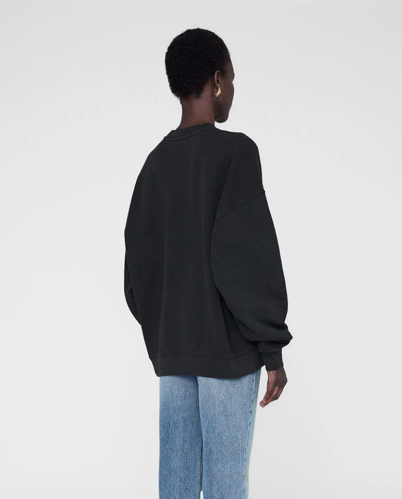 Anine Bing - Sweatshirt - Black - Miles Chenille