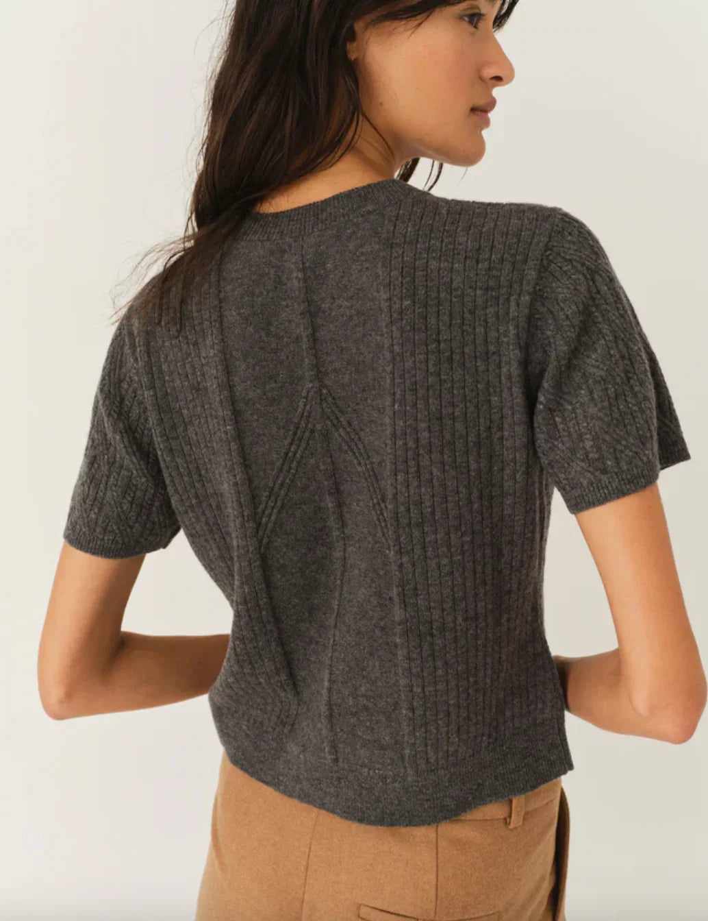 The Garment - Strik - Grey Melange - Como mini - Stilkompagniet.dk