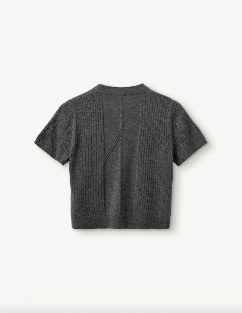 The Garment - Strik - Grey Melange - Como mini - Stilkompagniet.dk