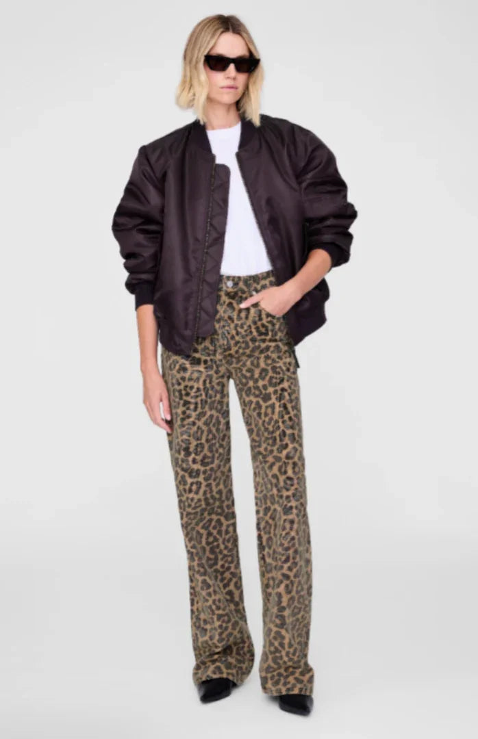 ANINE BING - Jeans - Leopard - Hugh Jean - Stilkompagniet.dk