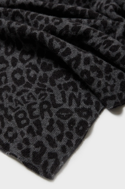 Lala Berlin - Cashmere tørklæde - Asphalt Leo - Triangle M - sss