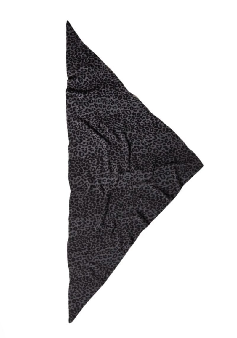 Lala Berlin - Cashmere tørklæde - Asphalt Leo - Triangle M - sss