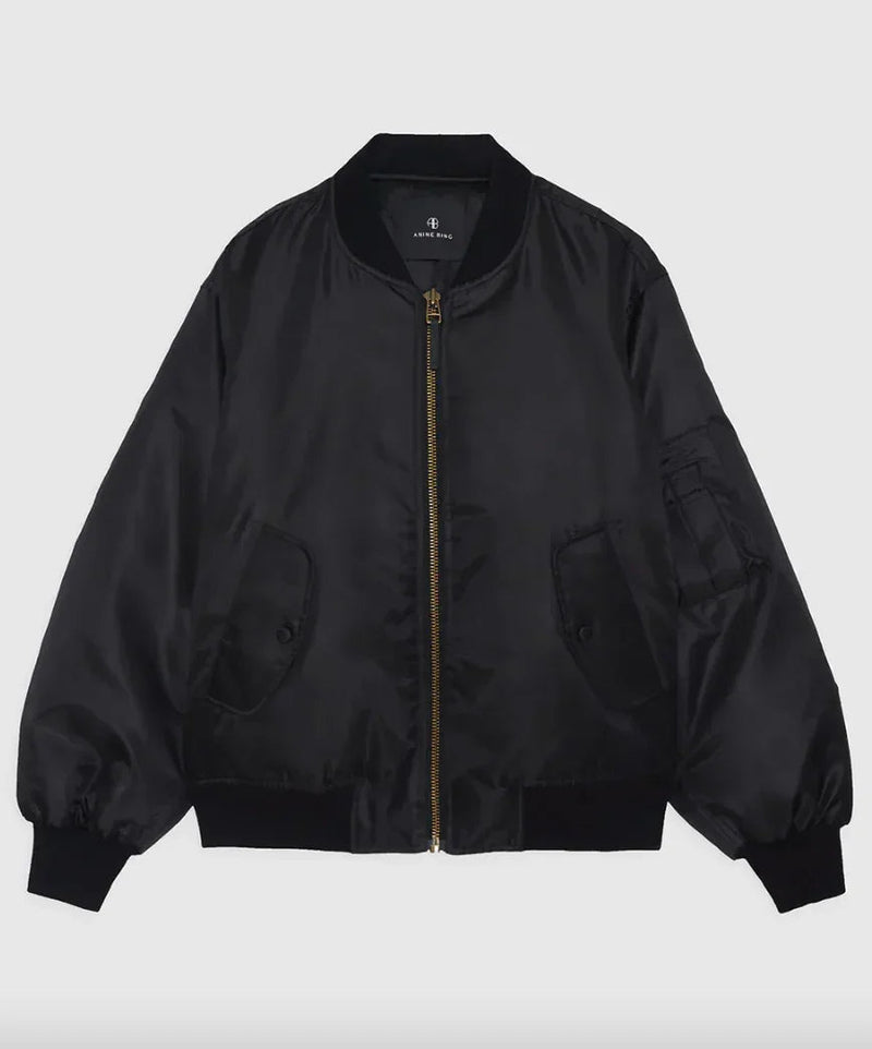Anine Bing - Bomber jakke - Black - Leon - Stilkompagniet.dk