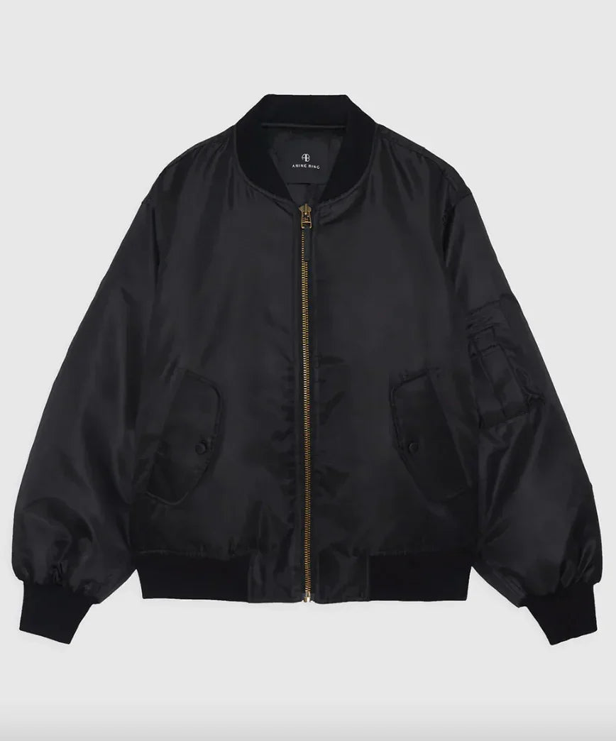 Anine Bing - Bomber jakke - Black - Leon - Stilkompagniet.dk