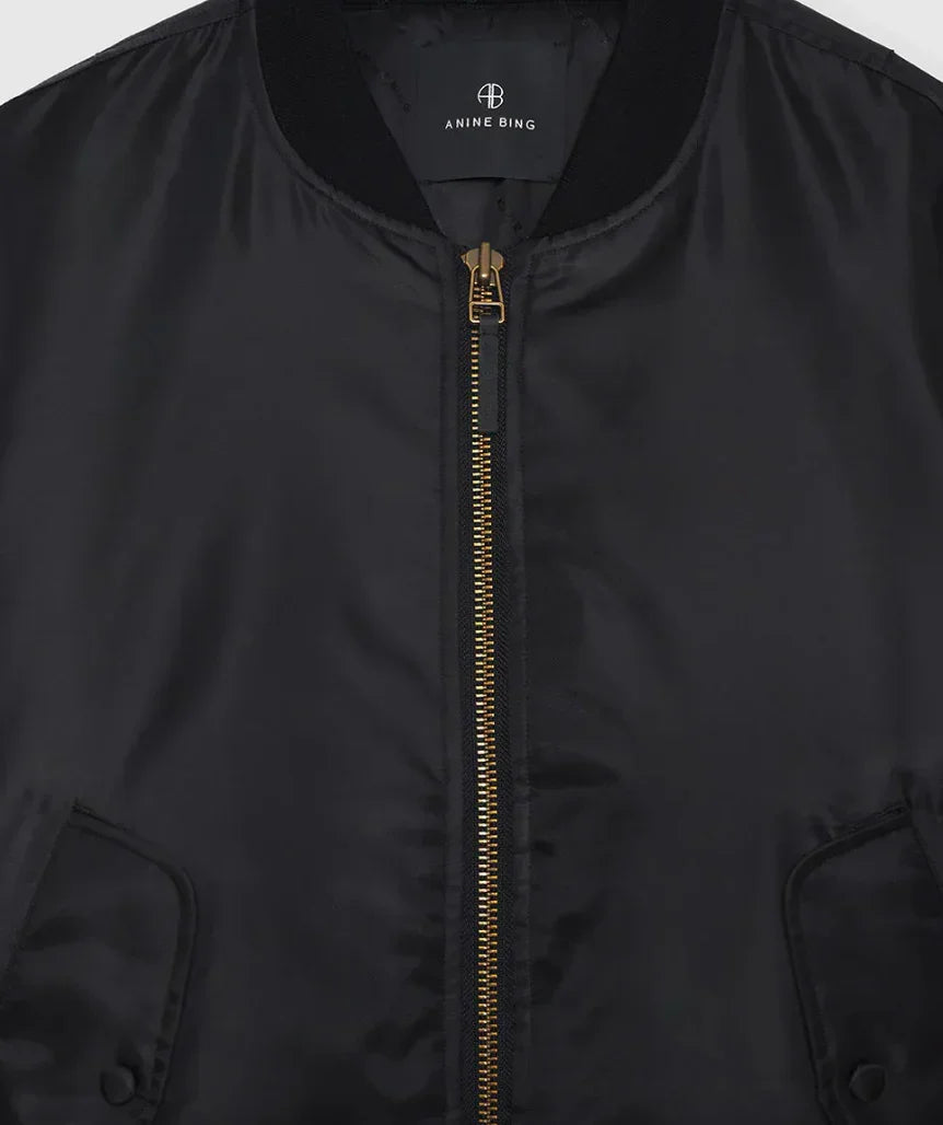 Anine Bing - Bomber jakke - Black - Leon - Stilkompagniet.dk