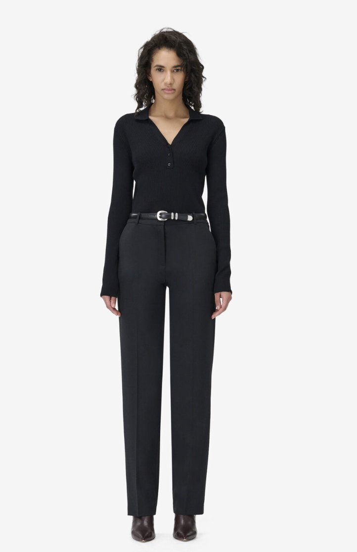 Iro - Bukser - Black - Calene