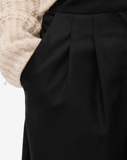 Iro - Bukser - Black Wool - Costane