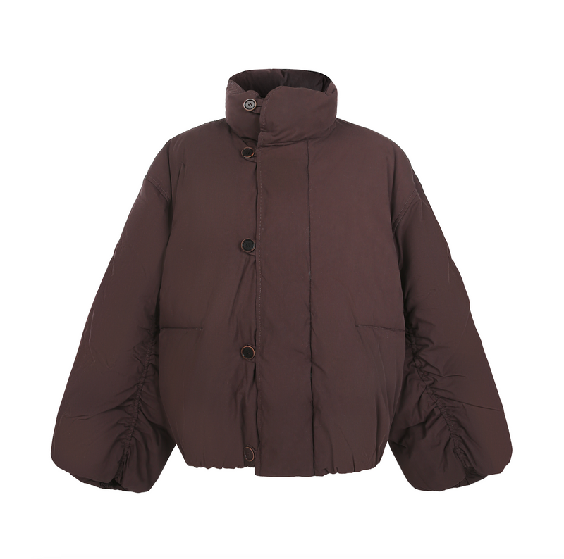 The Collection - Puffer Jakke - Brown - Gia