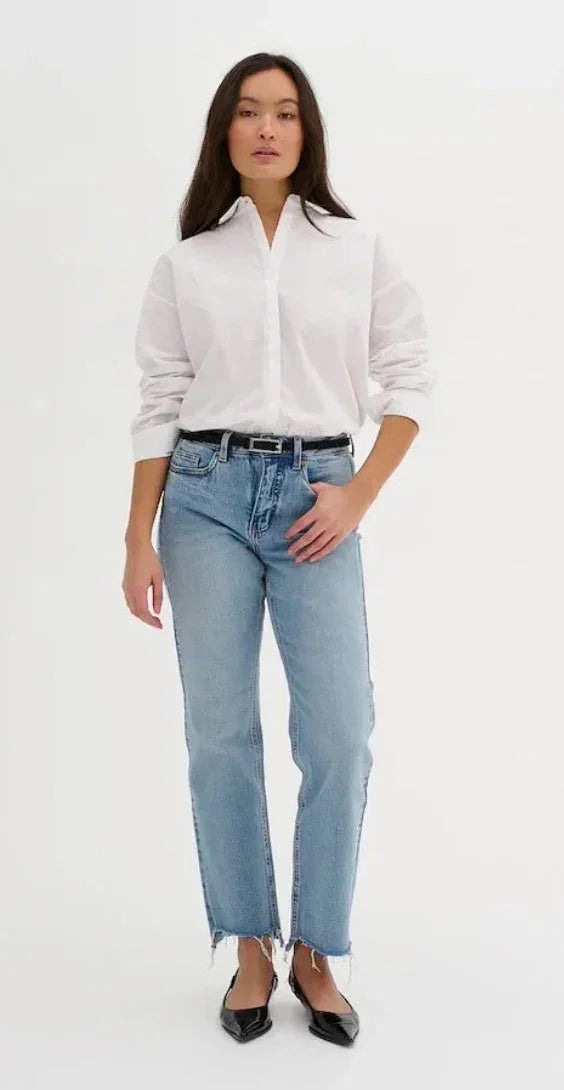 Jeans - Light blue denim - Dango jeans MW 114 - MY ESSENTIAL WARDROBE - Stilkompagniet.dk