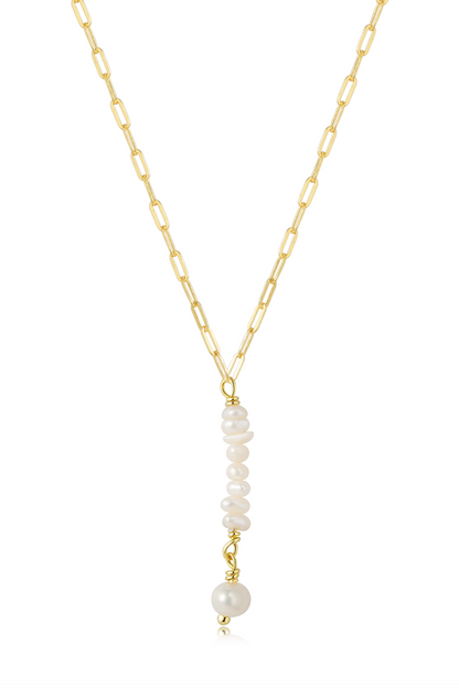 Andcopenhagen Jewelry - Halskæde - 18 karat guldbelagt 925 sterlingsølv - Ida Long