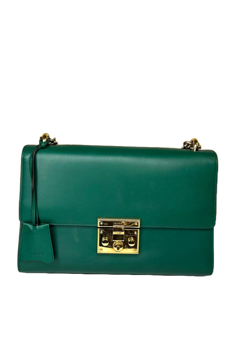 Gucci - Padlock Green leather - Secondhand