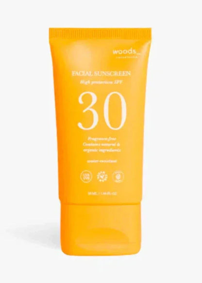 WOODS - Sun Lotion -  Face 50 SPF - Vegan - 50ml - sss