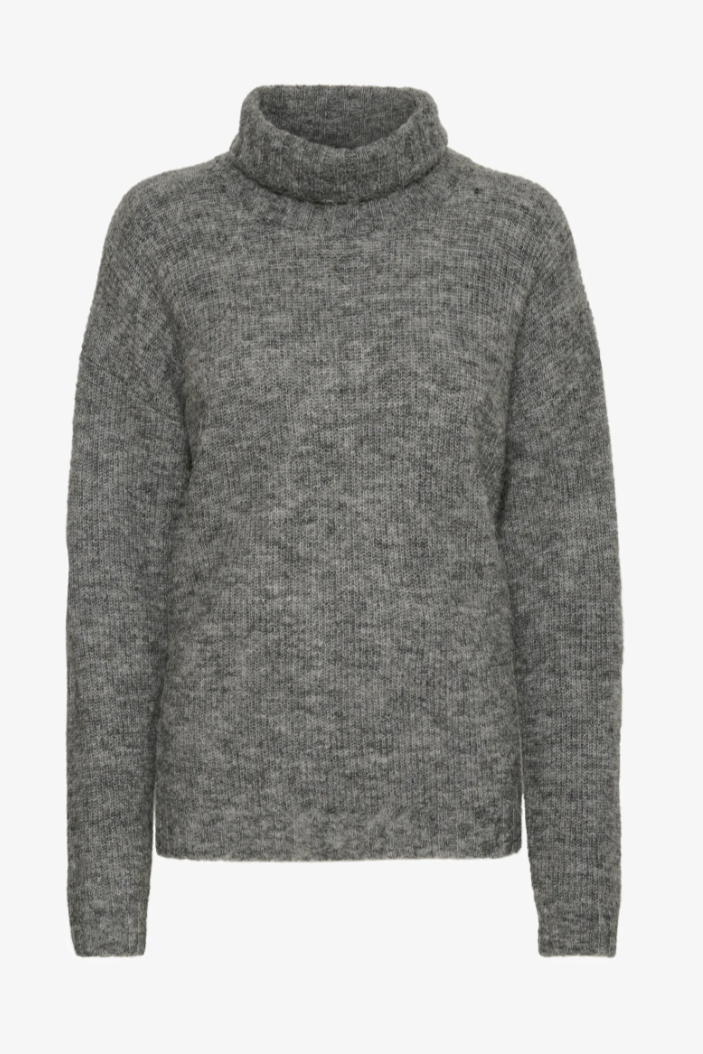 Rollneck strik - Dark grey - 11 The knit rollneck - MY ESSENTIAL WARDROBE