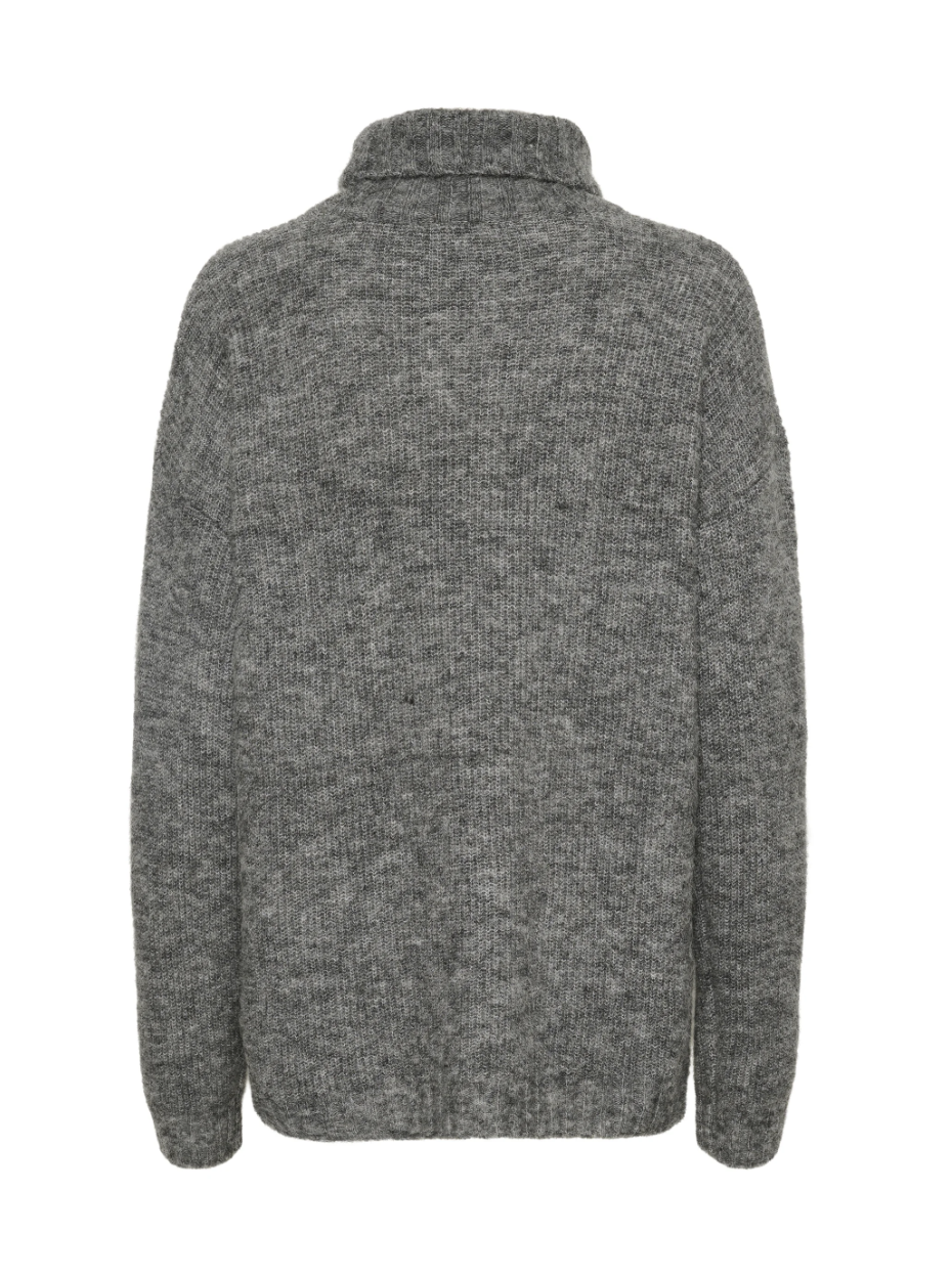 Rollneck strik - Dark grey - 11 The knit rollneck - MY ESSENTIAL WARDROBE