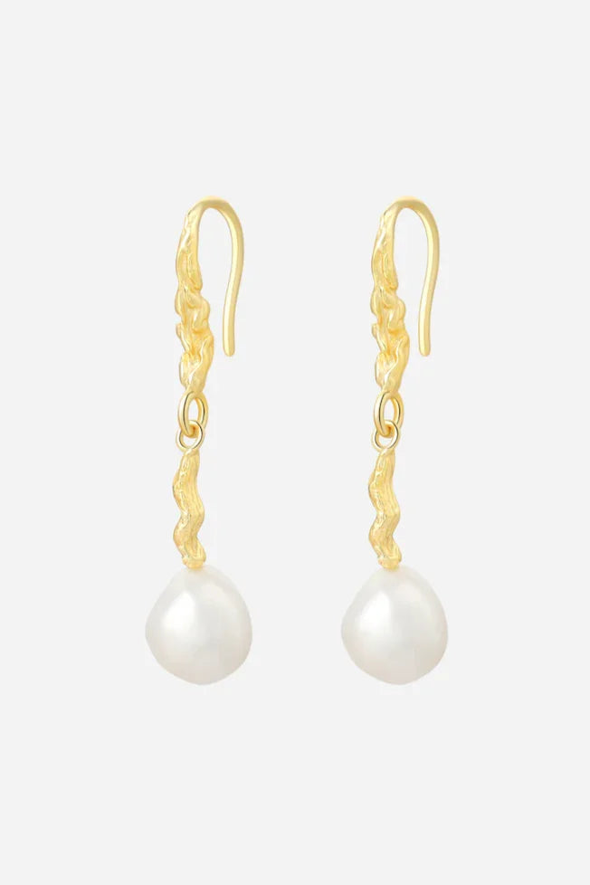 Andcopenhagen Jewelry - Øreringe -  18 karat guldbelagt 925 sterlingsølv - Nella Big