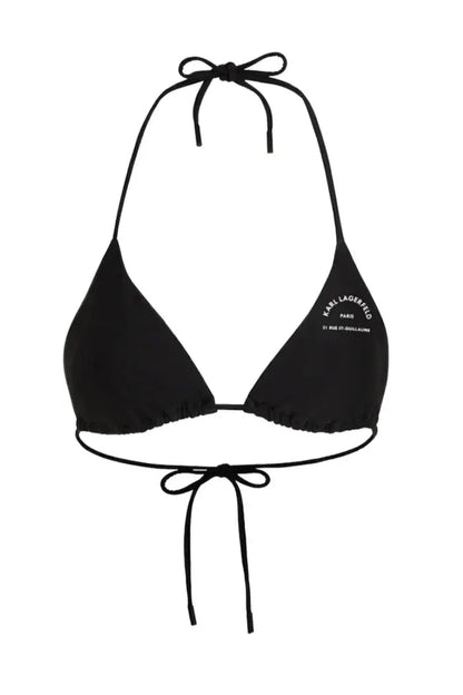 Karl Lagerfeld - Bikini top - Sort - triangle - Stilkompagniet.dk