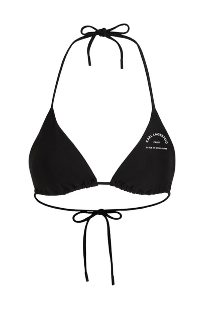 Karl Lagerfeld - Bikini top - Sort - triangle
