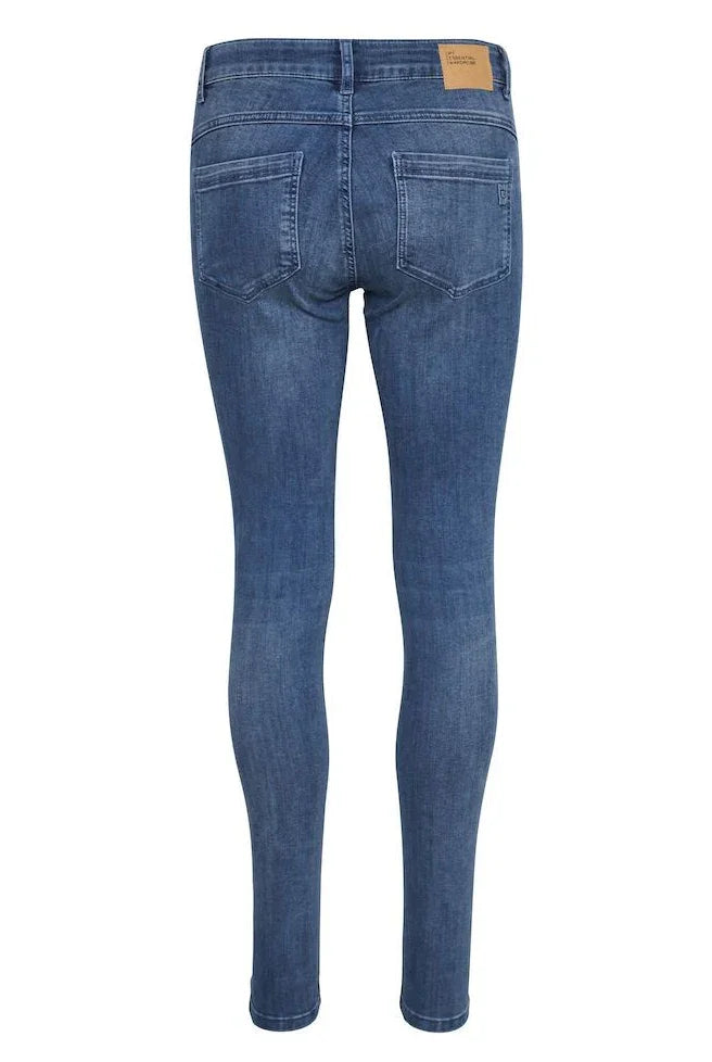 My Essential Wardrobe - Jeans - Blue Vintage Wash - 32 The Celina 100 Slim Y