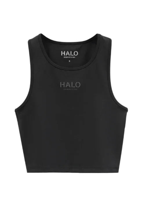 HALO - Top - Sportstop - Black - Stilkompagniet.dk