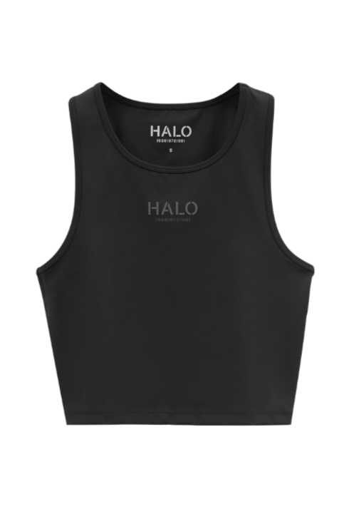 HALO - Top - Sportstop - Black