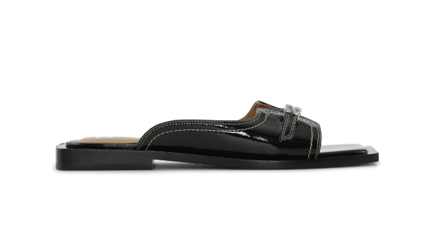 Ganni - Sandal - Black - Butterfly naplack S2987