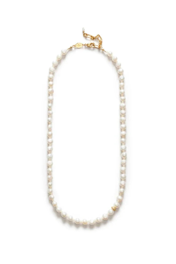 Anni Lu - Halskæde - Gold - Petite Stellar Pearly - Stilkompagniet.dk