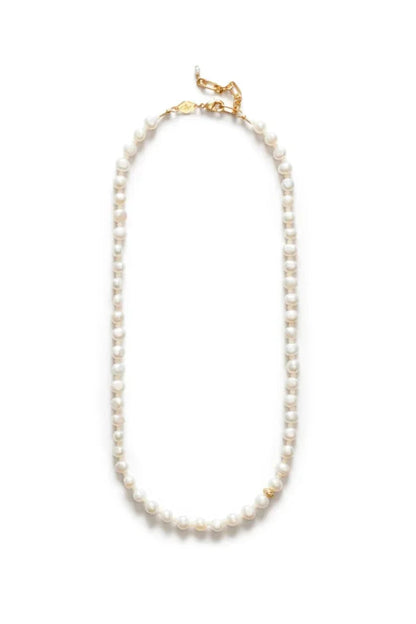 Anni Lu - Halskæde - Gold - Petite Stellar Pearly - Stilkompagniet.dk