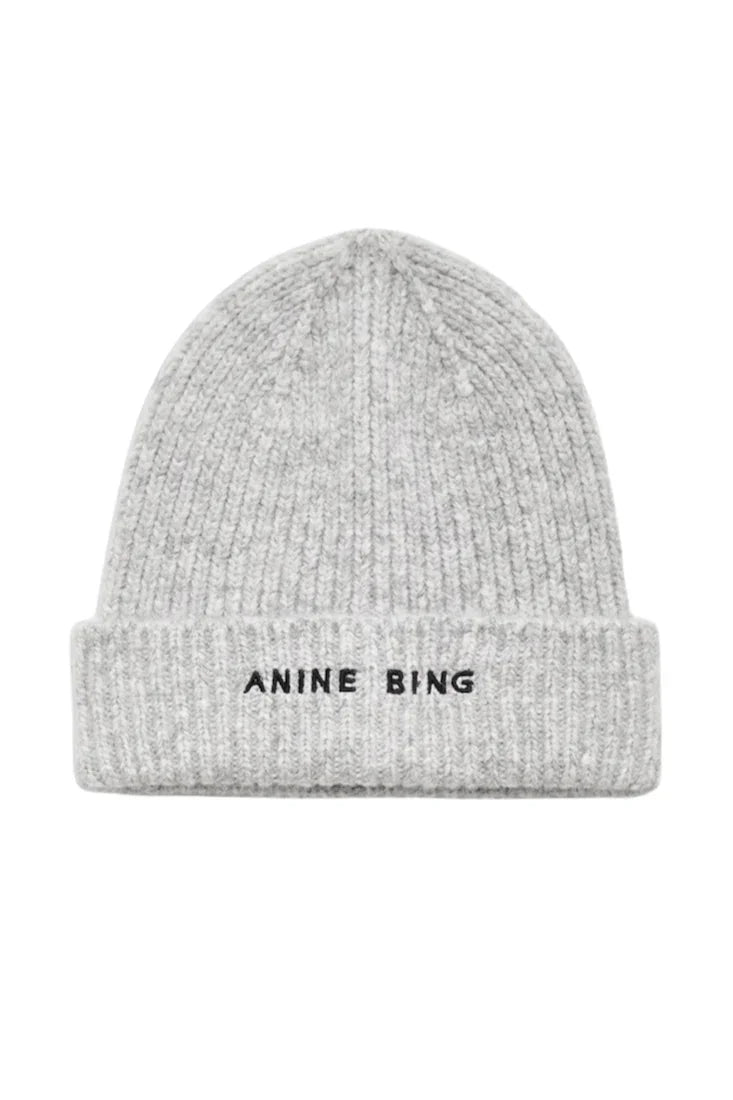 Anine Bing - Hue - Grey - Elia Beanie - Stilkompagniet.dk