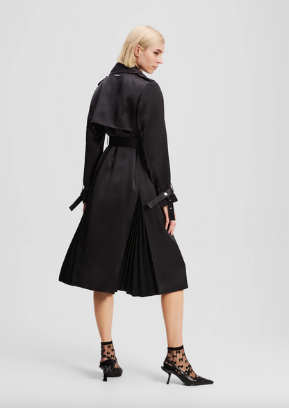 Karl Lagerfeld - Trenchcoat - Black - Fluid
