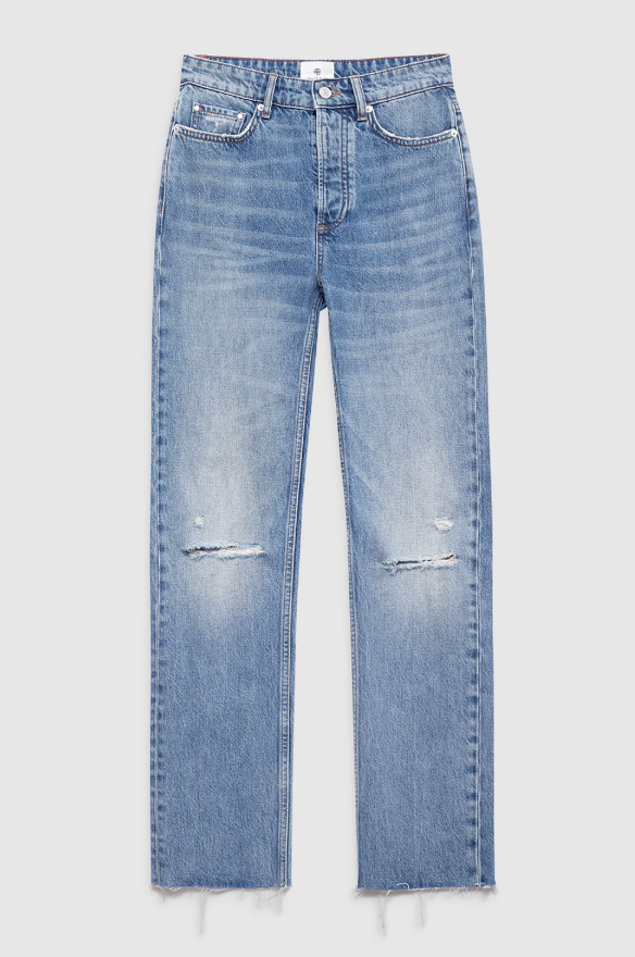 ANINE BING - Jeans - Destructed Antique Blue  - Bruno
