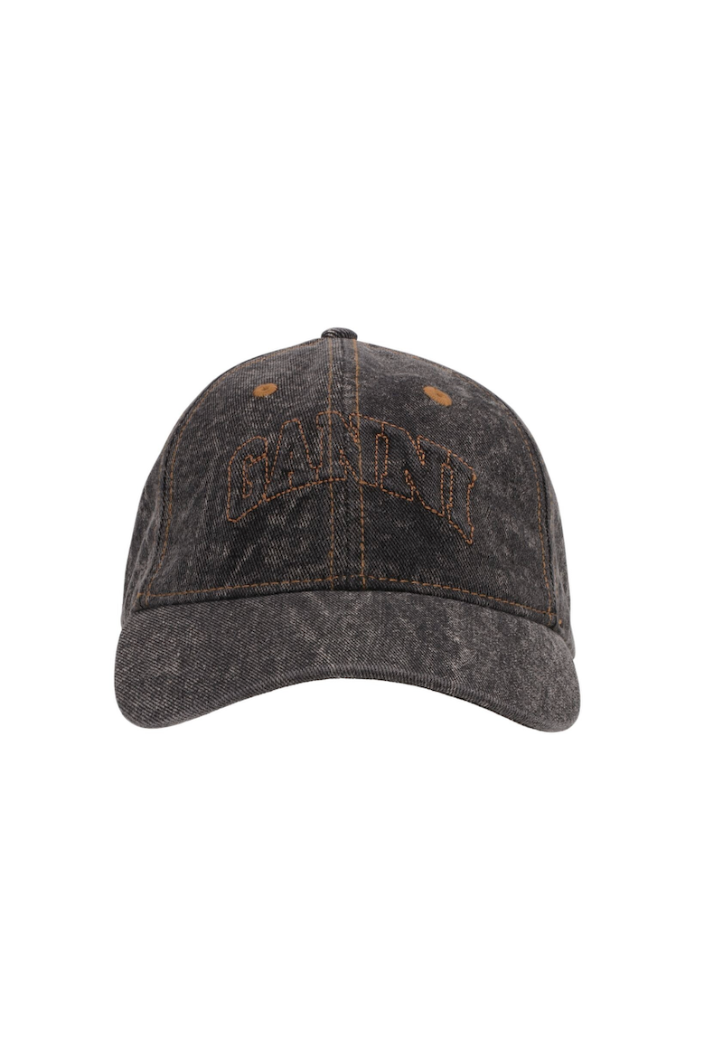 GANNI - Kasket - Washed Black - Canvas A6921
