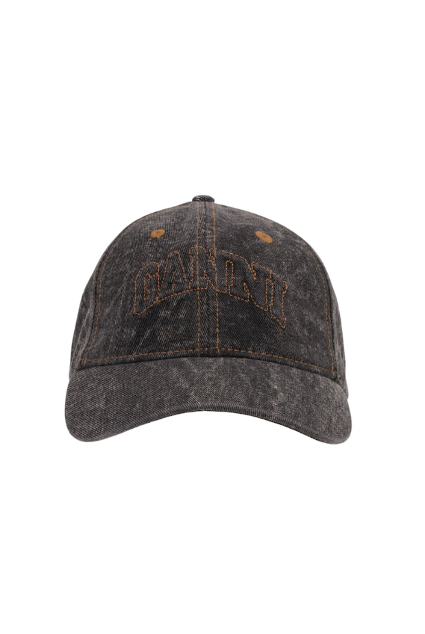 GANNI - Kasket - Washed Black - Canvas A6921