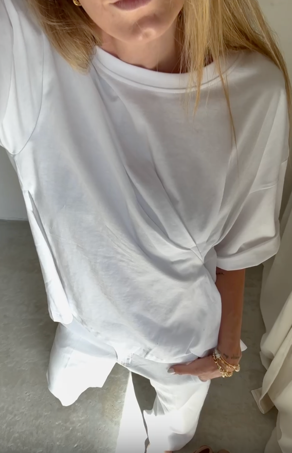 The Collection - T-shirt - White - Calsia